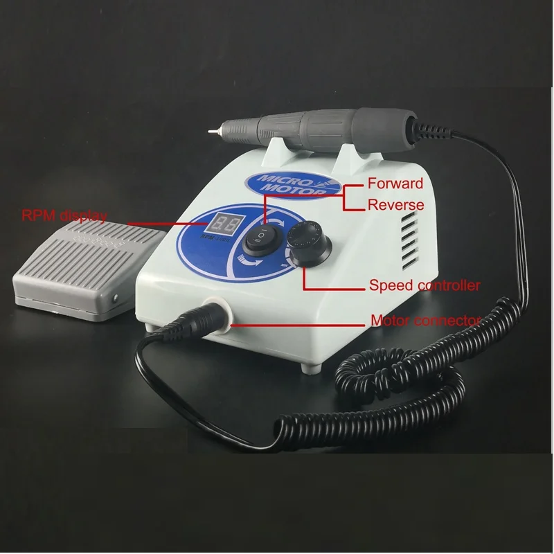 Dental Lab Marathon Electric Micromotor Polishing Unit 40K rpm Motor Handpiece