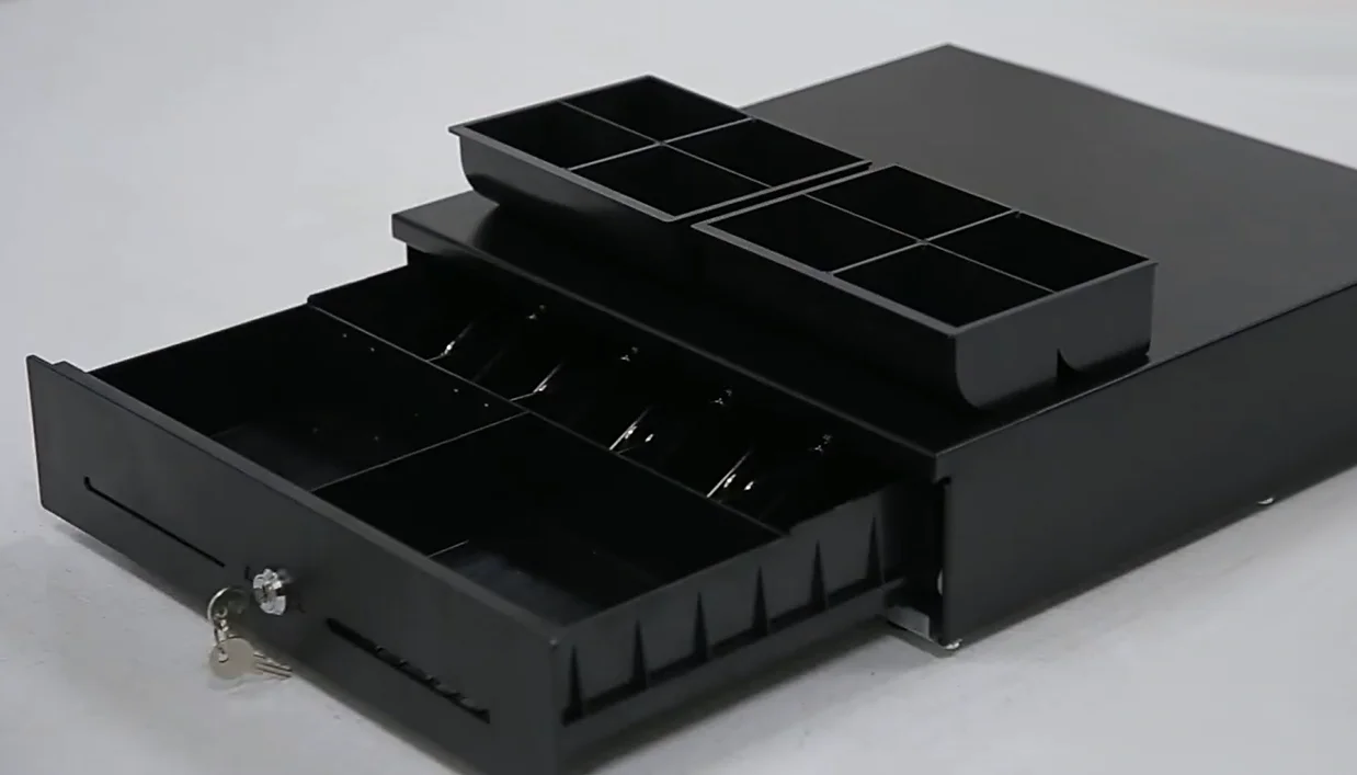 Plastic cash drawer rj11 cash drawer Desktop cash drawer for supermarket cashier counter