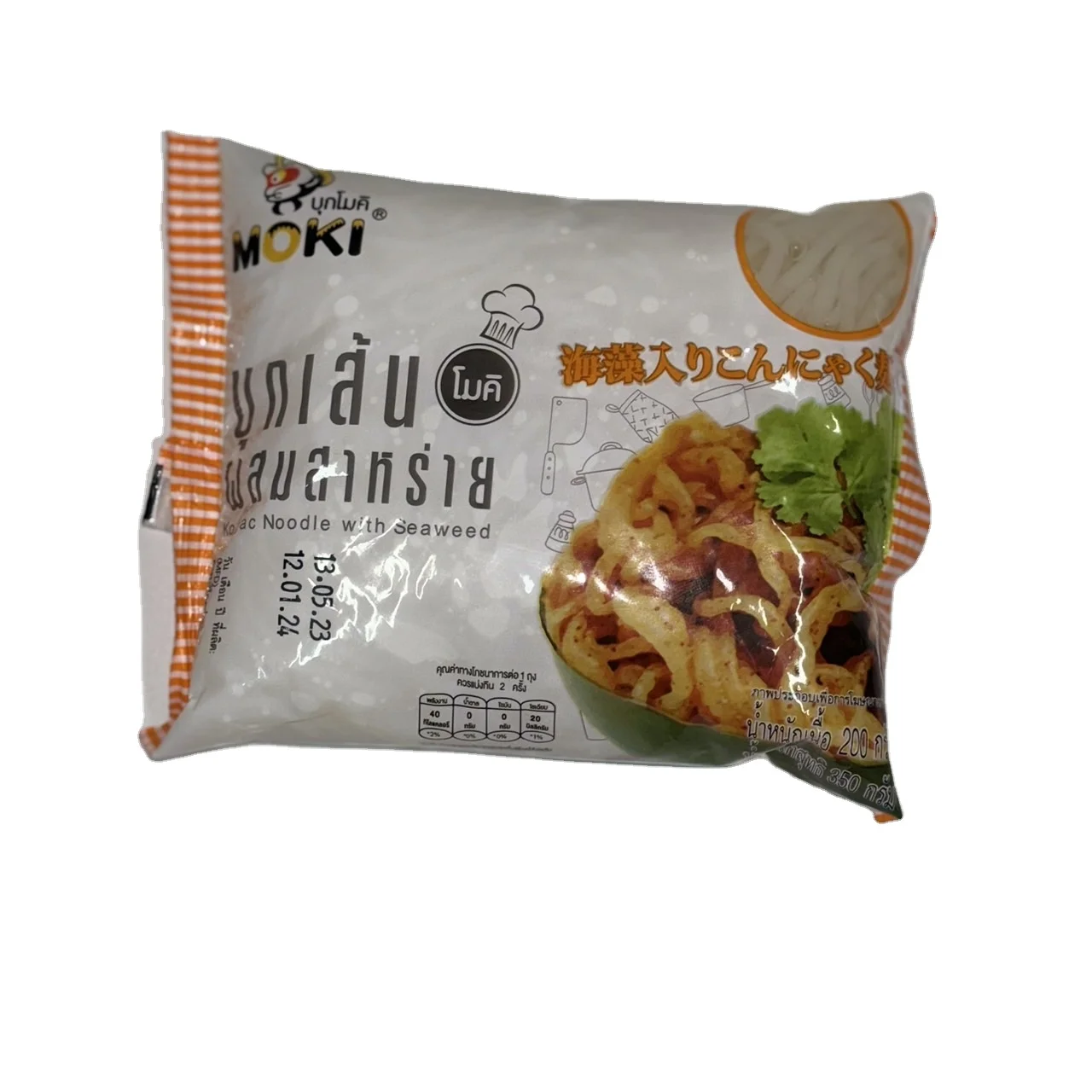 Фестиваль Songkran лапша сиратаки с водорослями