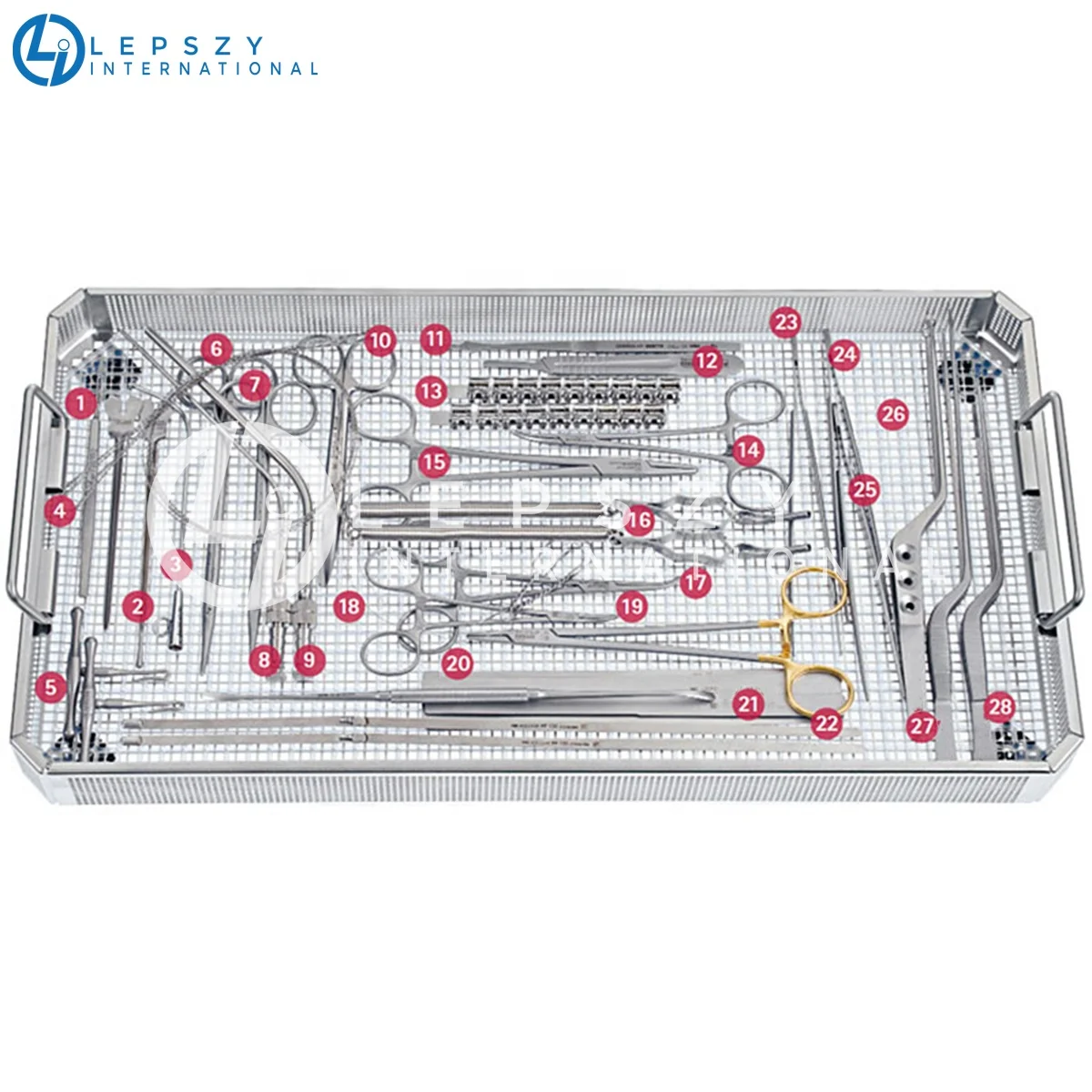 Cranial Set Tray Instruments For General Neurosurgery