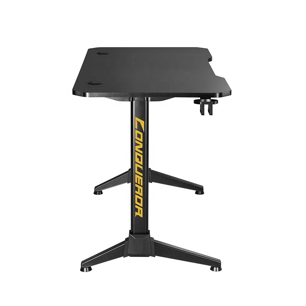 GMD03-1 Conqueror Gaming Desk With RGB Lighting Hotsell Computer Gaming Table Wholesale Modern PC Desk