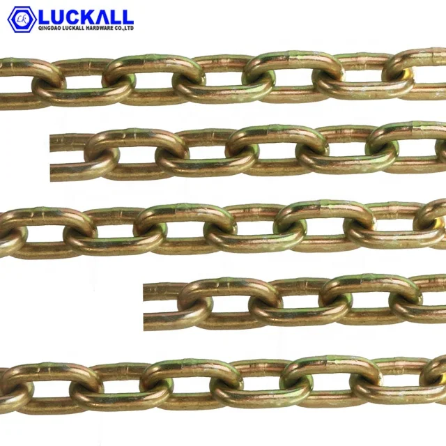 Galvanized DIN5685 Carbon Steel Short Link Medium Link Commercial Industrial Chain 8MM