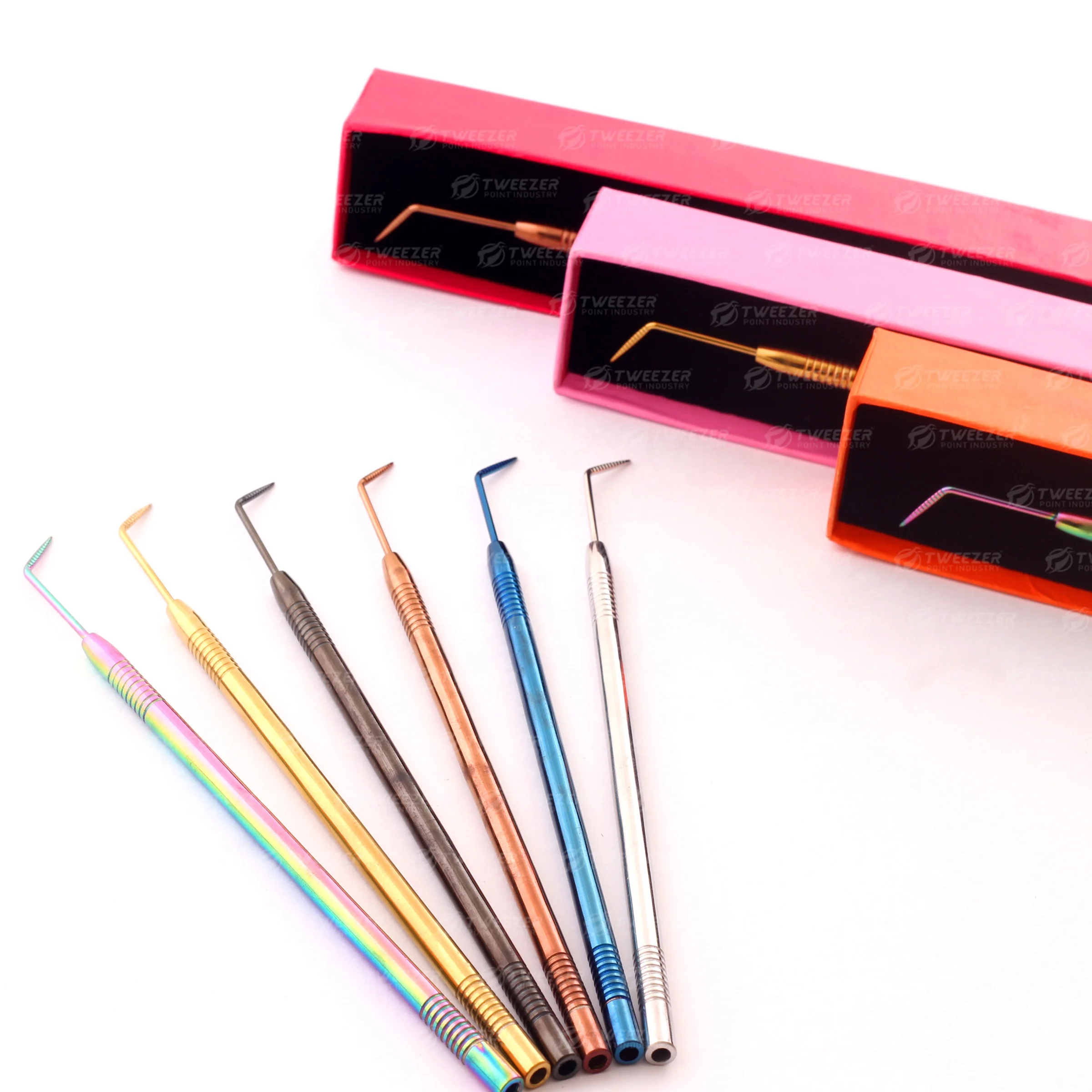 Wholesale High Quality Eyelash Lifting And Separating Tool Japanese Stainless Steel Eyelash Grafting Tool With Customized Color