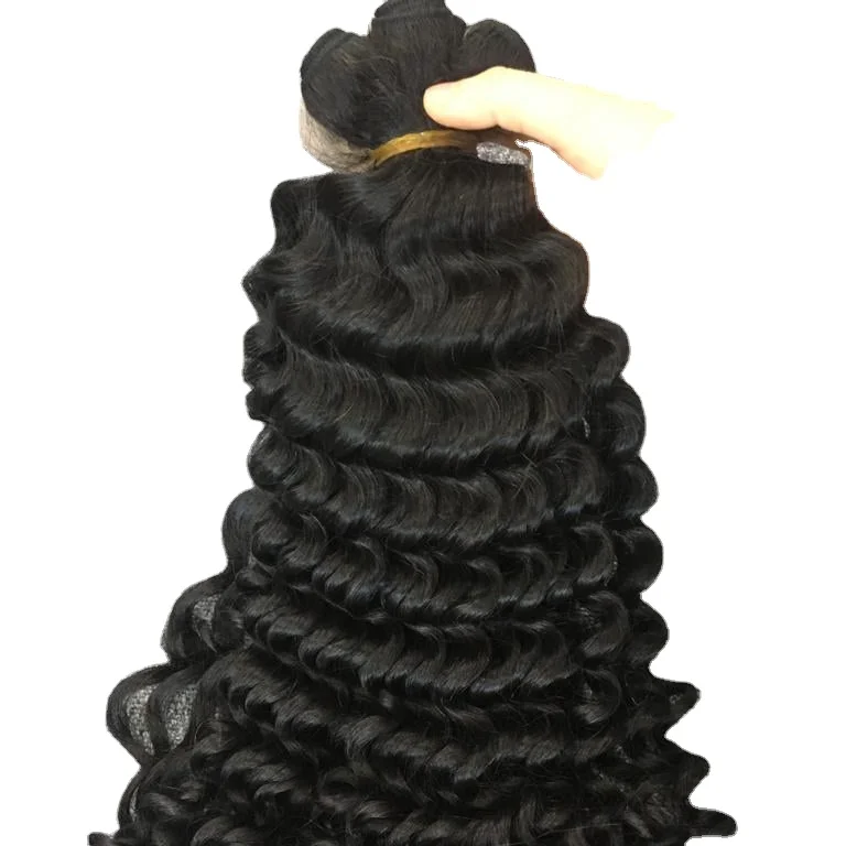Wholesale price Deep curly color human hair bundles raw virgin hair unprocessed