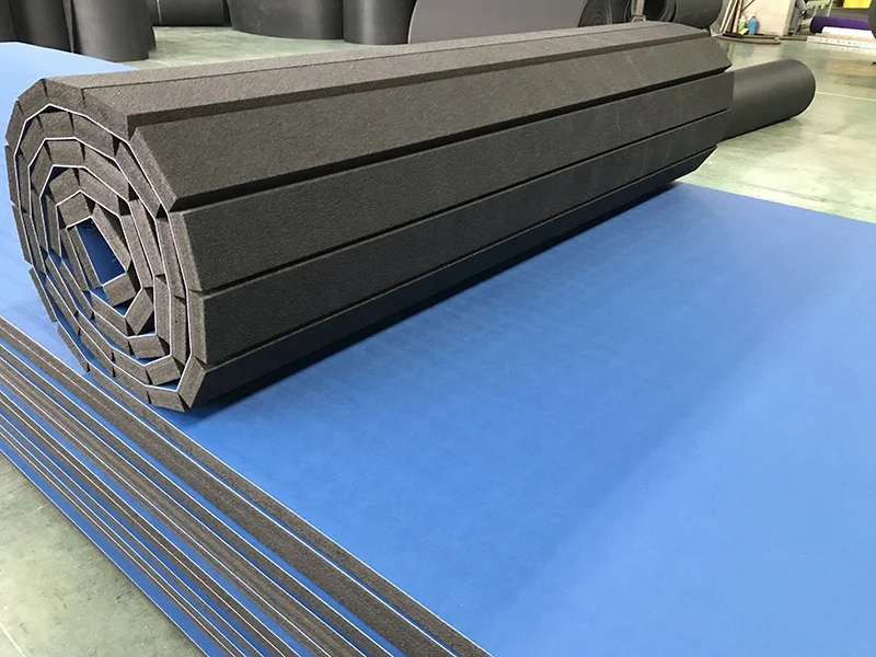Flexible Roll Out BJJ Mats Martial Arts Wrestling Mats Roll Tatami Mat