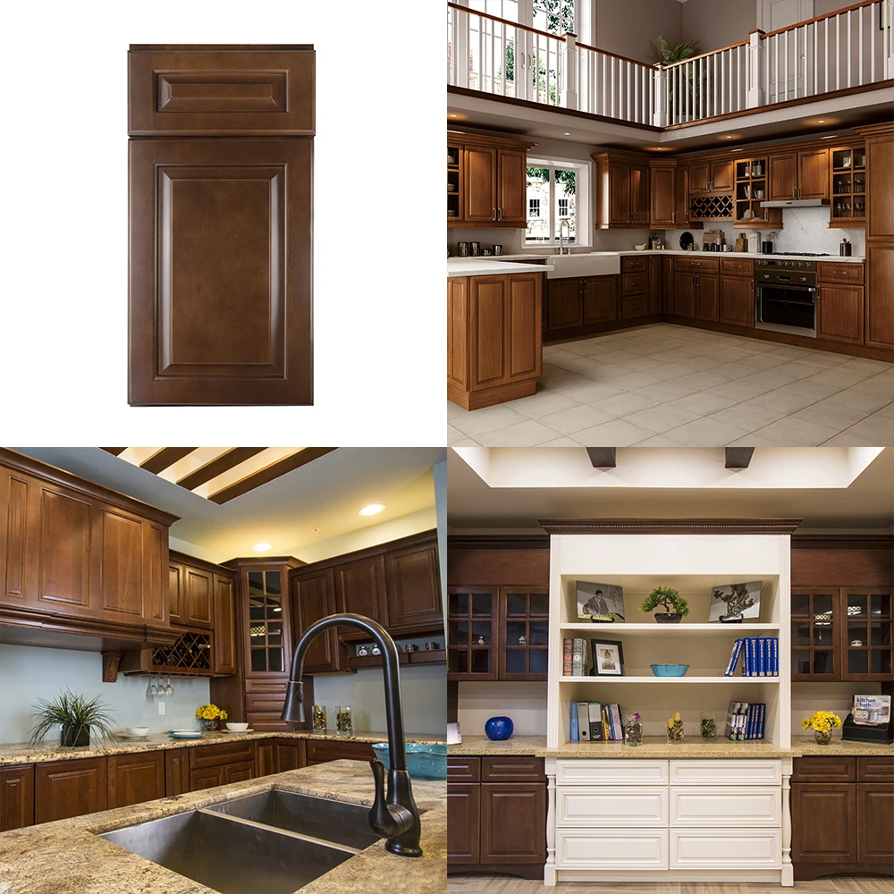 Wholesale Cottage Collection Wall & Base Drawer Wooden Kitchen Cabinets from Vietnam Factory MDF Carcase Stainless Steel Finish