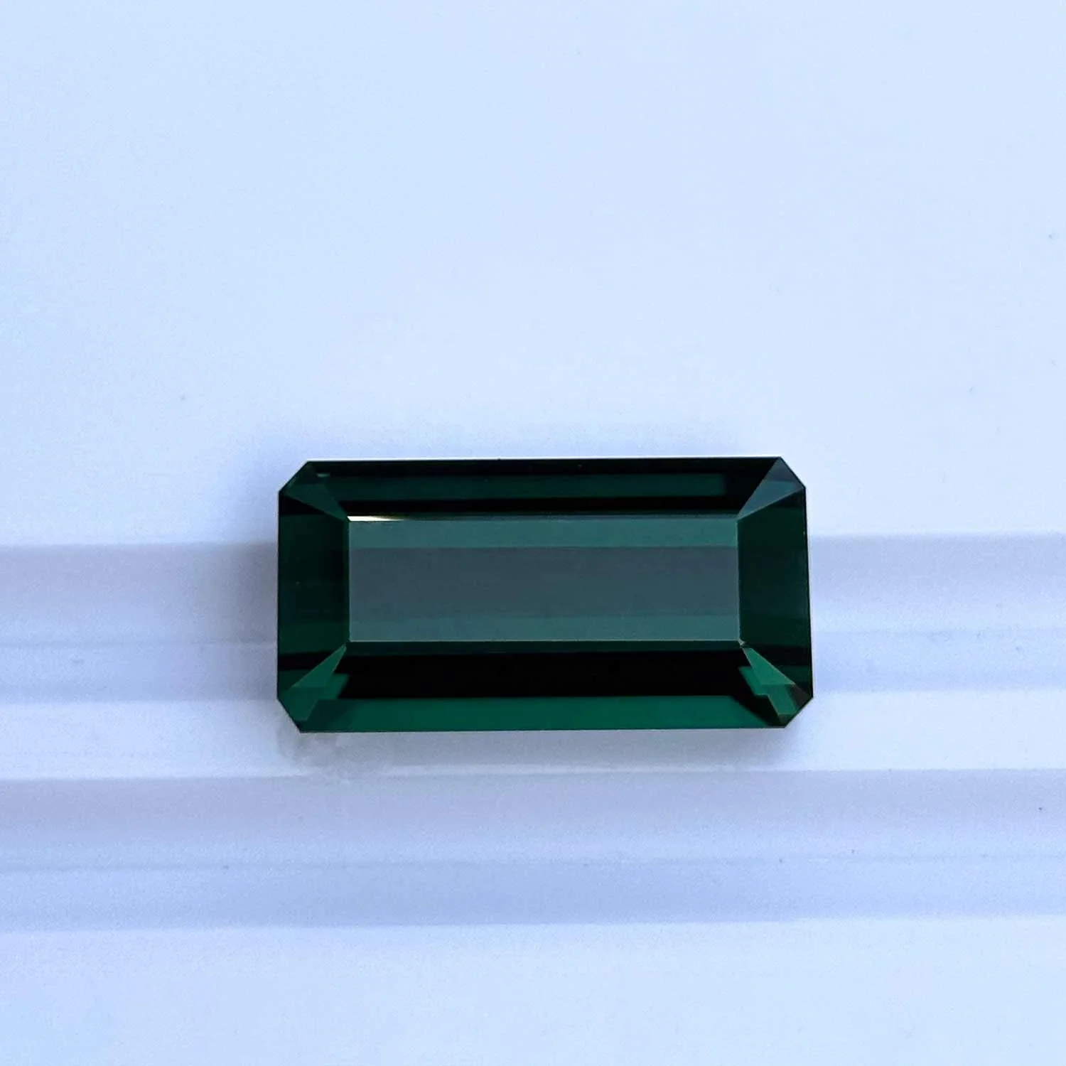 100% Natural Green Tourmaline Top Quality Gemstone Octagon Faceted Semi Precious Stone at Wholesale Prices Buy Online Now