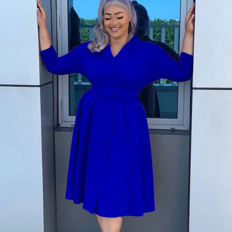 Vestidos Wholesale Clothes Turkey Plus Size Korean Valentine Dresses Women Tunic New Fashion Lady Cheap Woman Blazer Dress