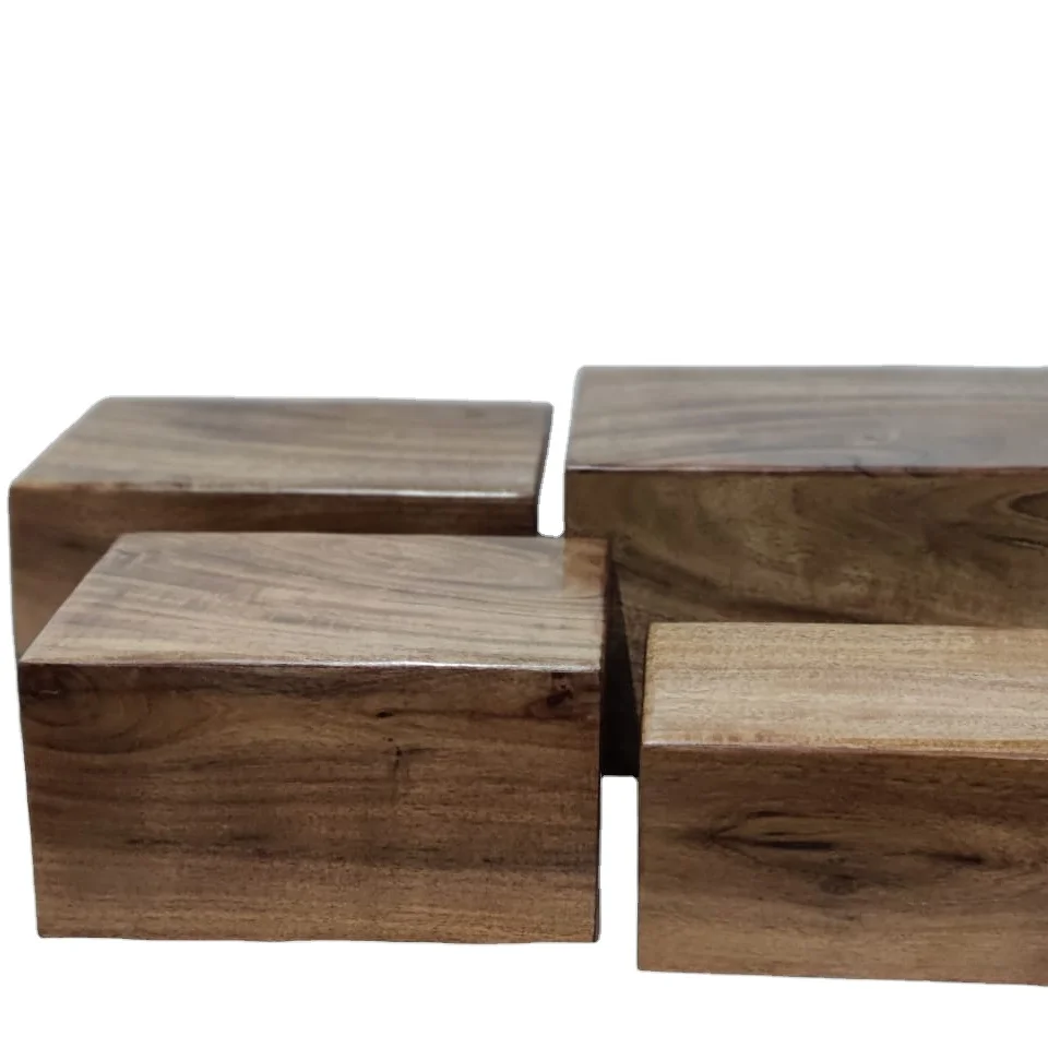 Wholesale Professional MAPLE Wooden Pet Urn Boxes Handmade Modern Style Caskets Ashes Cremation Funerals Printed Adults Humans
