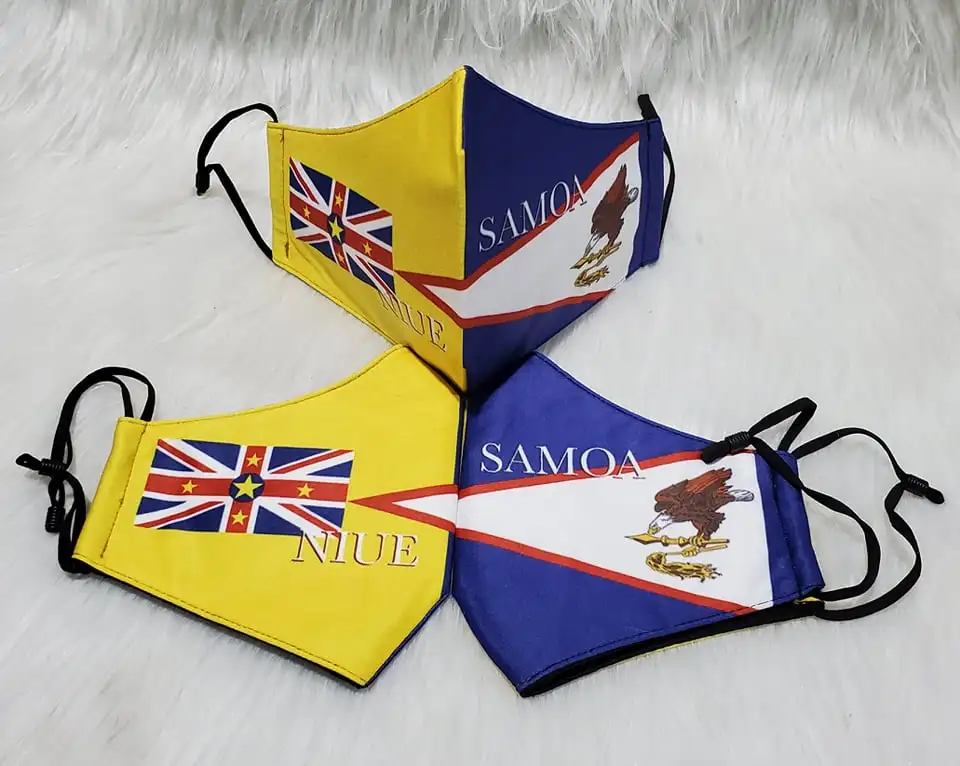 Manufacturer 3d Printing  Designer Reusable Granada Dominica St Kitts St lucia Cuba Country Flag face mas k Adult