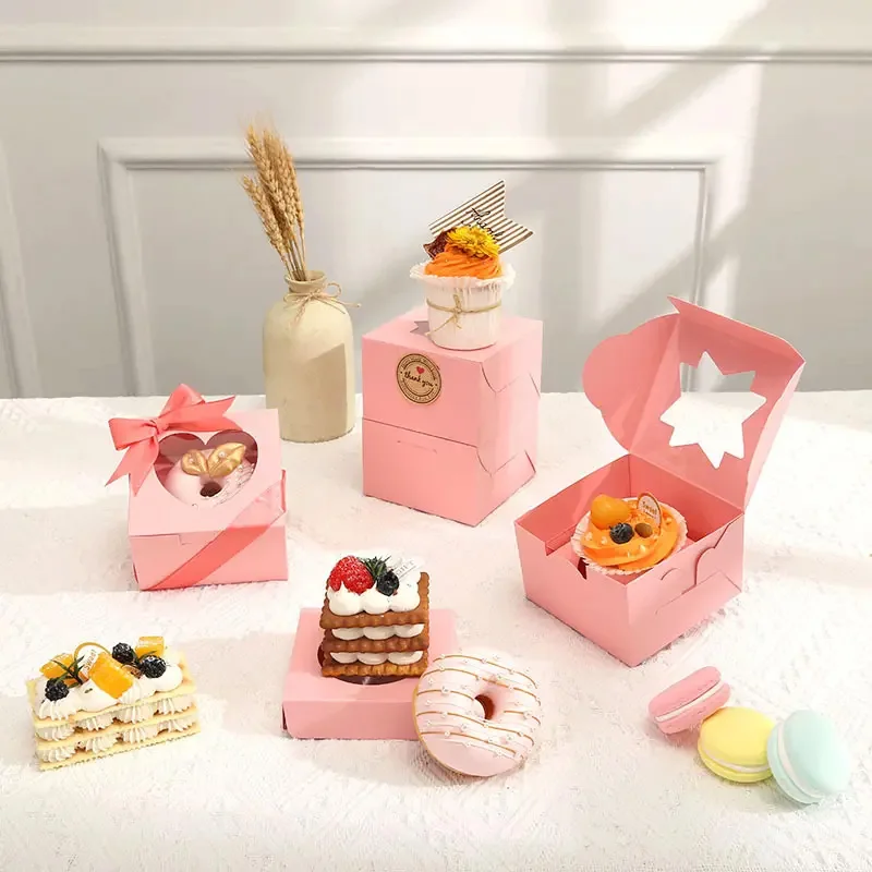 Customized Size Wholesale Small Pastry Cake Packaging Gift Box Food paper boxes