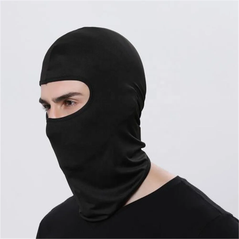 high quality solid color Cycling Polyester Balaclava Full Face ski Mask Outdoor Motorcycle Ski Balaclava mask
