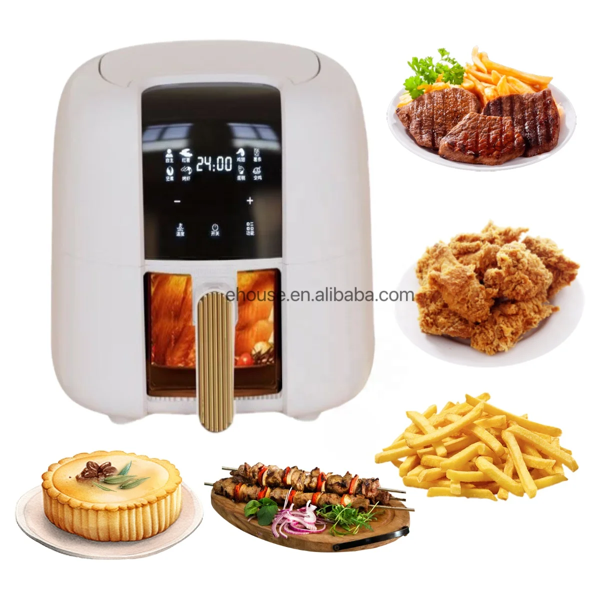 OEM Intelligent Air Oven Household 7L Air Fryer Toaster Oven Household Oil Free