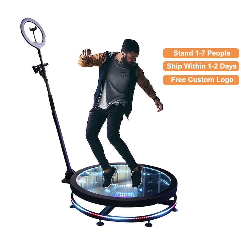 Cheap 360 Camera Video 3d Abyss 360 Spinning Photo Booth Automatic Photobooth 2022 Adjustable Machine