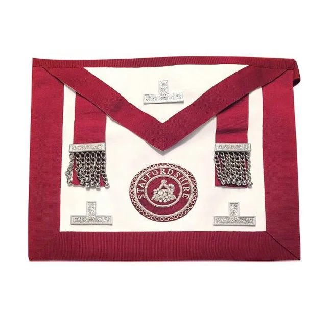Masonic Memphis Misraim Rite Worshipful Master Apron Hand Embroidered Masonic Regalia Apron