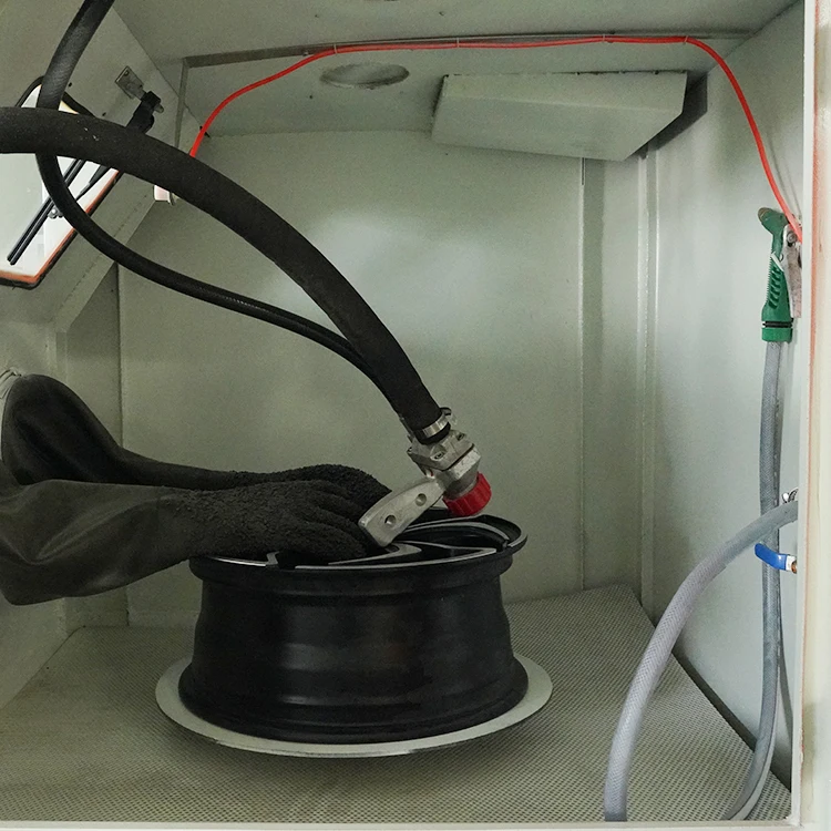 China Best Quality Sand Shot Blasting Wheel Cleaning Machine SBM40