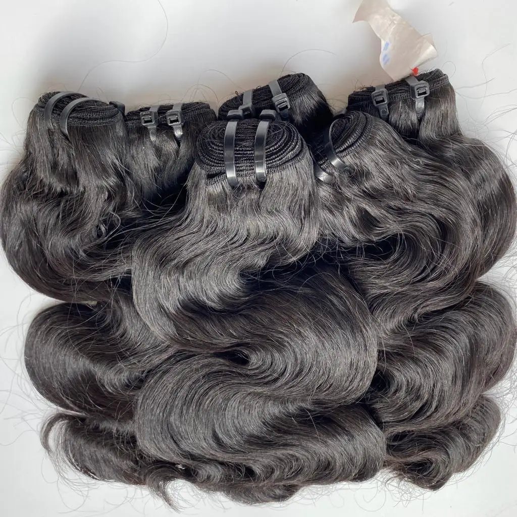 Hair VietNam Company Wholesale, Top Quality Wavy Bundles/ Good Texture A Cambodian Human Hair