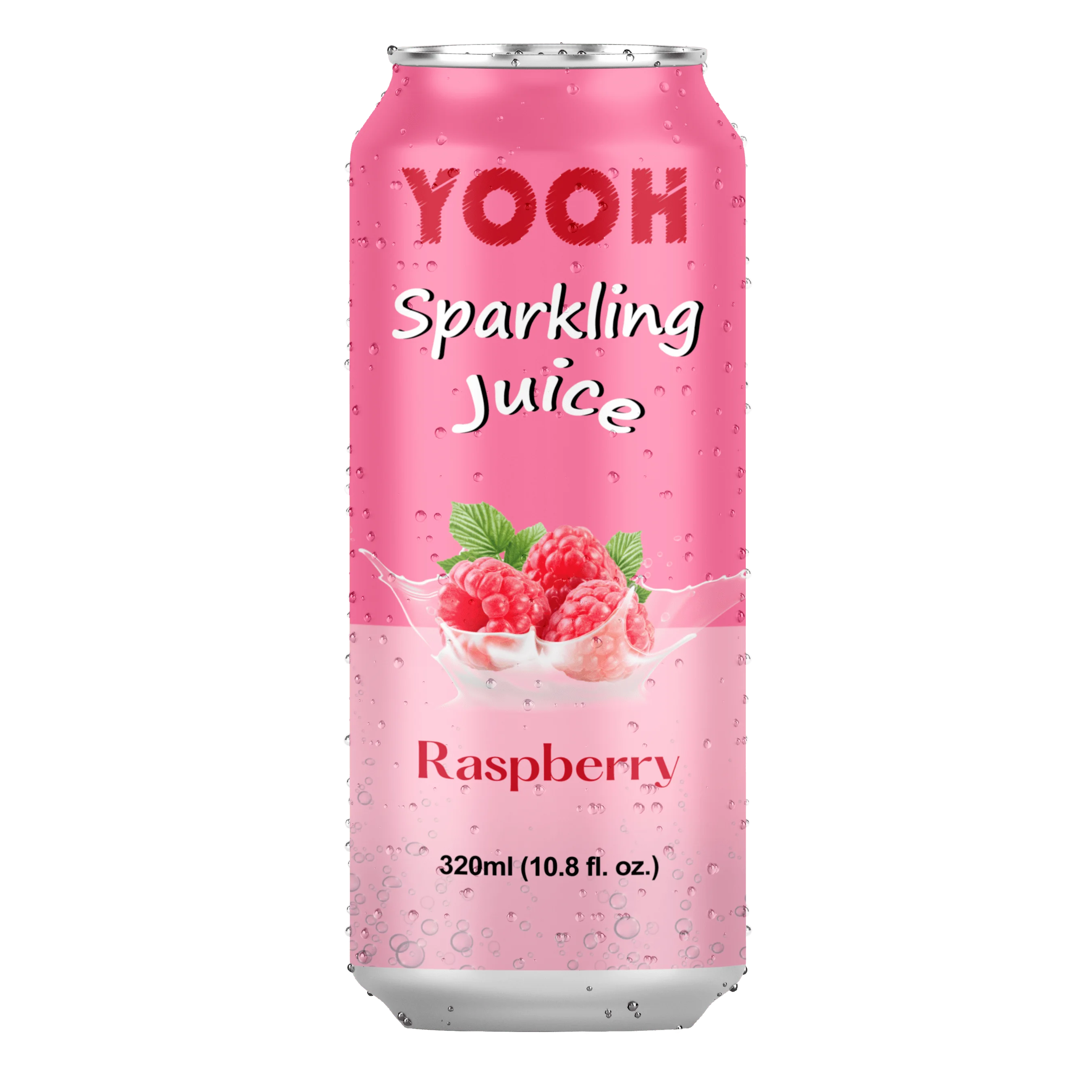 YOOH Sparkling Peach Juice Drink Canned 320ml OEM/ODM Private Label Peach Flavor