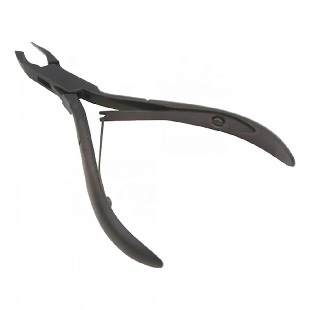 Щипцы для кутикулы с позолоченным покрытием, кусачки для ногтей, резак, триммер для маникюра, ножницы, плоскогубцы, инструмент для педикюра