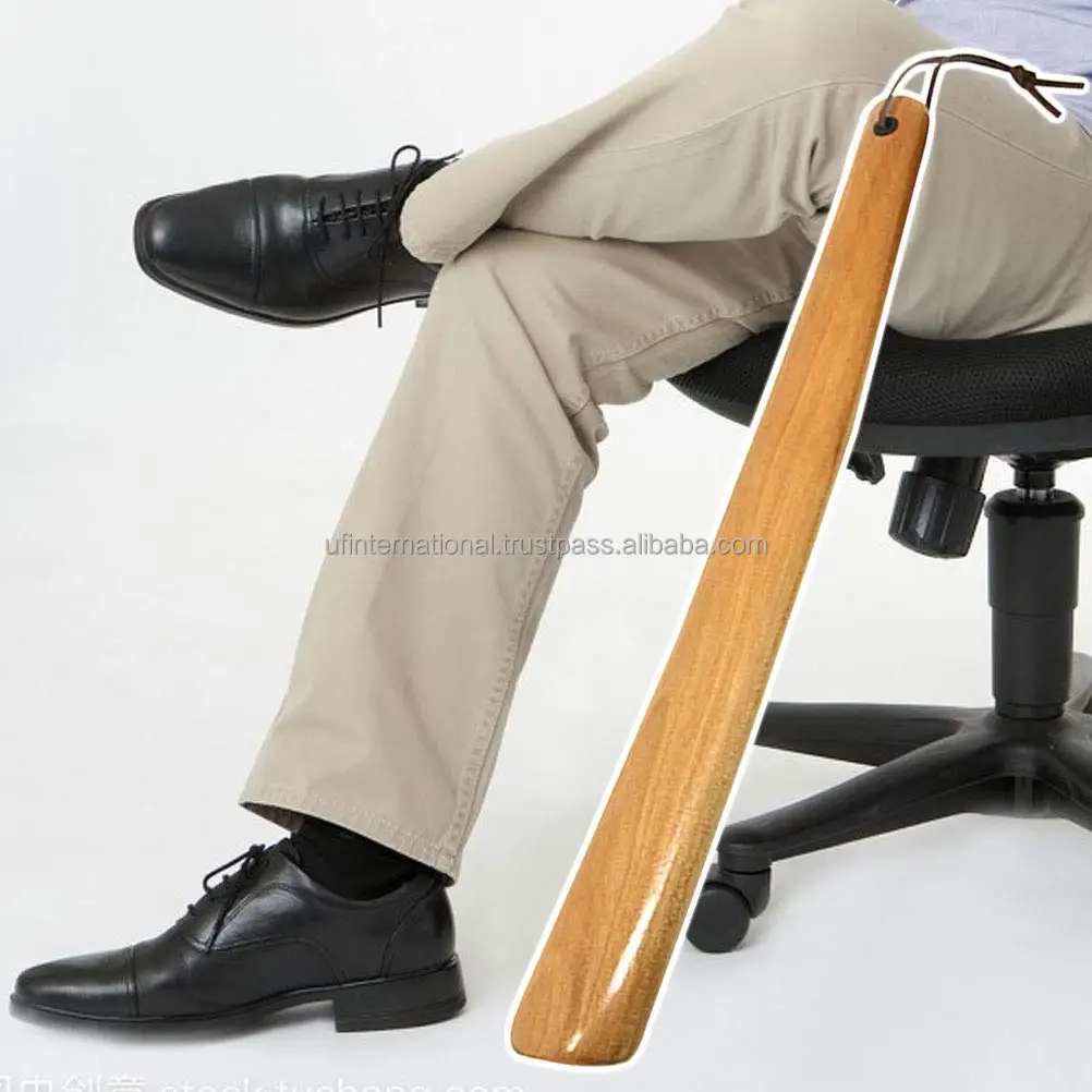 Натуральный Деревянный обувной рожок в деревенском стиле с длинной ручкой по индивидуальному размеру и низкой цене полировкой для продажи