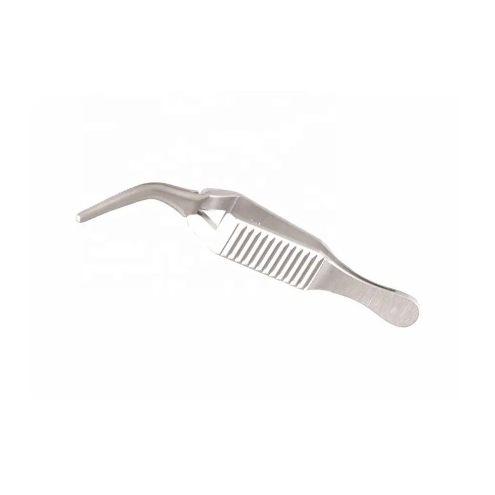 Недорогой зажим для бульдога Dieffenbach, 6,5 см, изогнутый, зубчатый, из нержавеющей стали, Одобрено CE, высокое качество