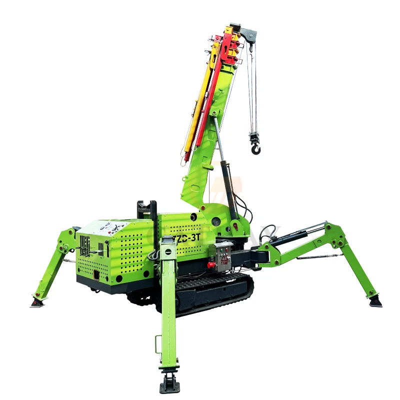 Mobile crane 10 ton tracked cranes for spider crane rental