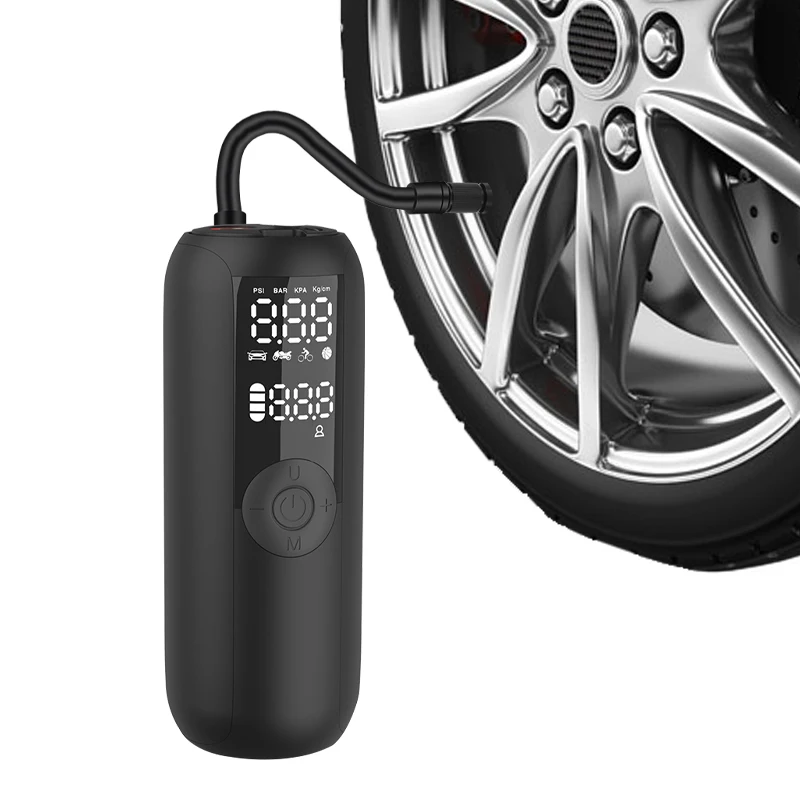 Newo 150 PSI портативный шинный насос и мини-велосипедный насос для автомобилей, велосипедов, автоматическое отключение, американские и Schrader клапаны, насос для шин
