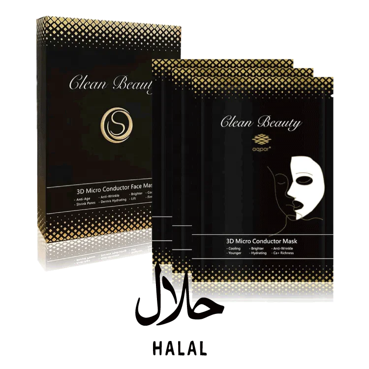 Halal Vegan Organic herbal extract moisturizing facial mask