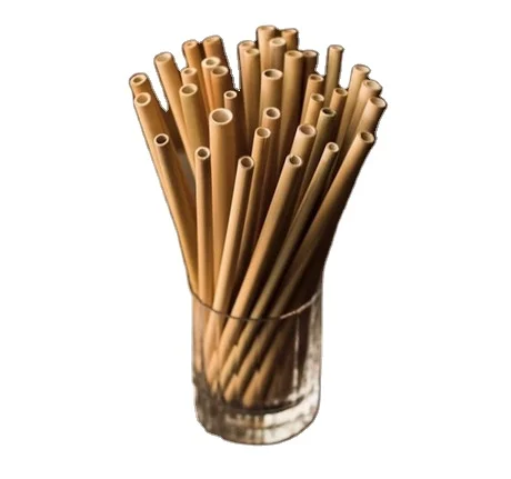 Бамбуковые соломинки 100% биоразлагаемые многоразовые соломинки для коктейлей соломинки из Индии