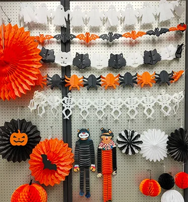 Halloween Decorations Ghost Paper Garland 12 FEET CE-6644