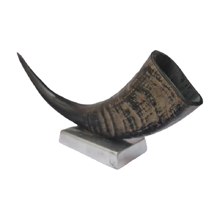 Винтажные стильные высококачественные предметы из рога буйвола, домашняя декоративная посуда, посуда с деревянной основой для оптового экспорта