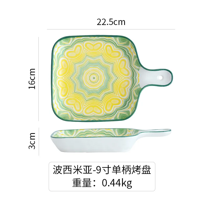 Factory price backing plate 9 inches bohemian decor bohemian decor