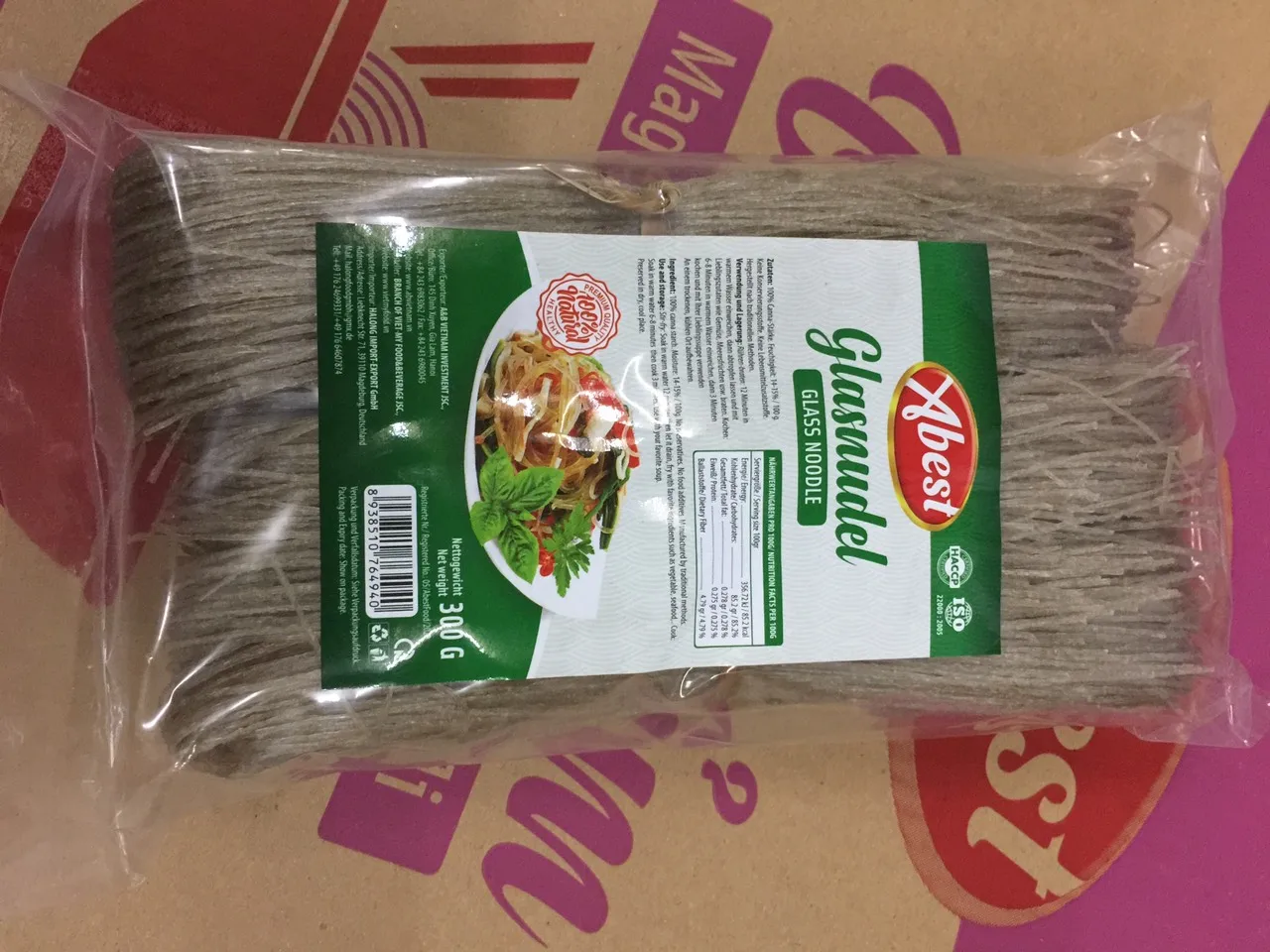 Abest Glass noodles traditional food 100% price starch natural materials best choice for a good meal  best price OEM service
