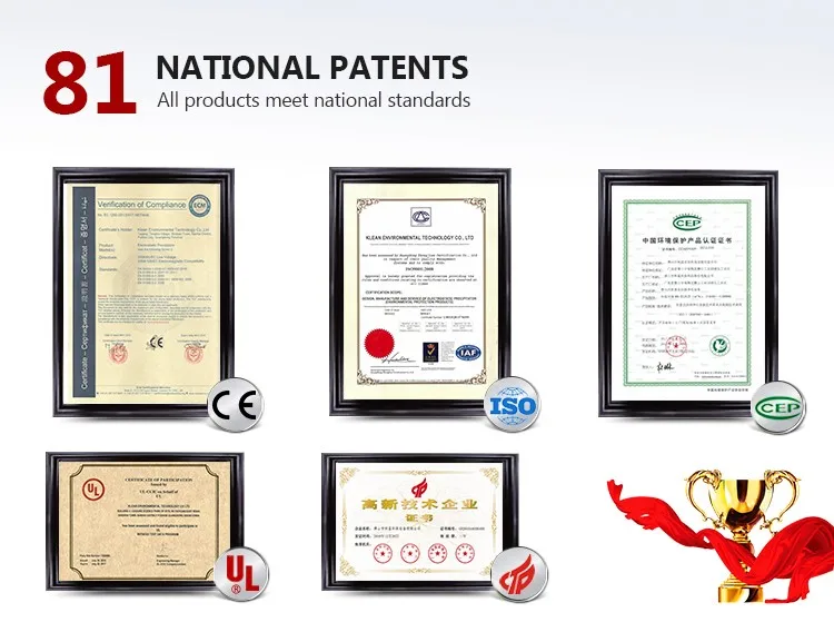 High Quality Food Shop Oil Fume Filter Electrostatic Precipitator