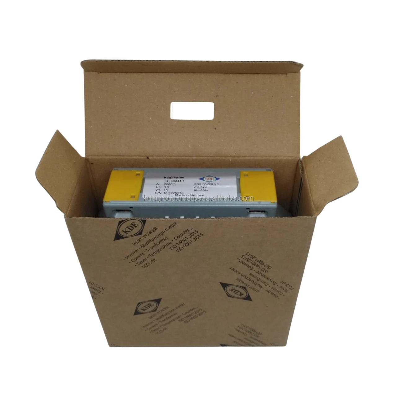 
Wholesale Current Transformer 200/5 Measure current transformer class 0.5 15.0VA 2000/5 Square plastic box Current transformer 