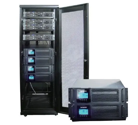 10KVA High Frequency Single Phase  HP9116CR HP9316CR Series Long Back Up  Power Supply Online UPS