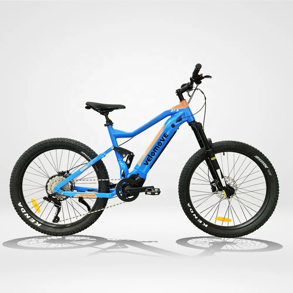 Velomove 750 Вт bafang двигатель средний привод электровелосипед горный велосипед полная подвеска эндуро