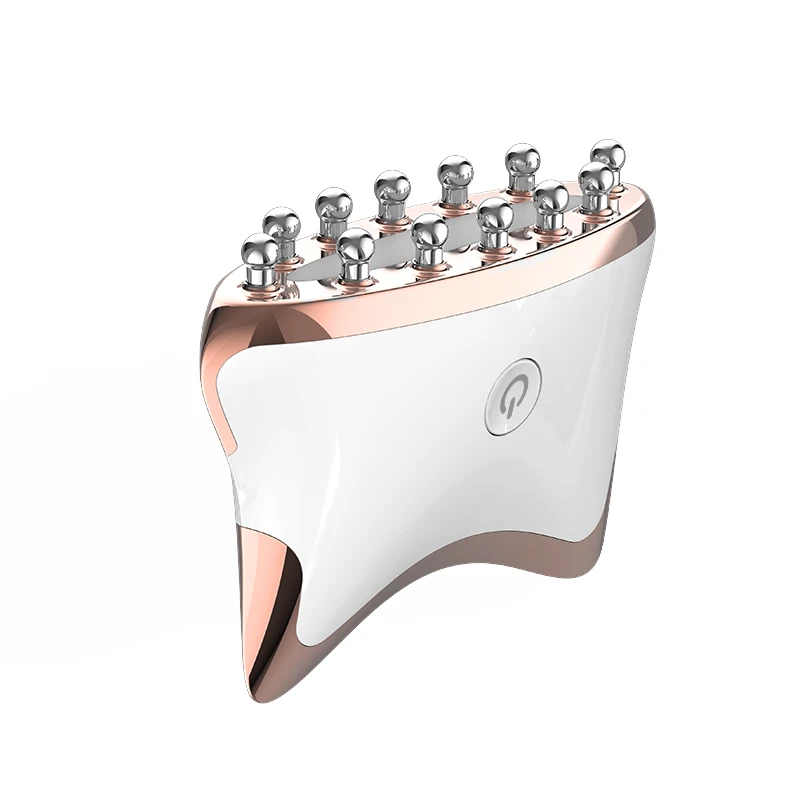 Wireless EMS Meridian Brush LED Facial Neck Scrapper Face Body  Scrapping Massager Skin Lifting Firming Relieve Fatigue