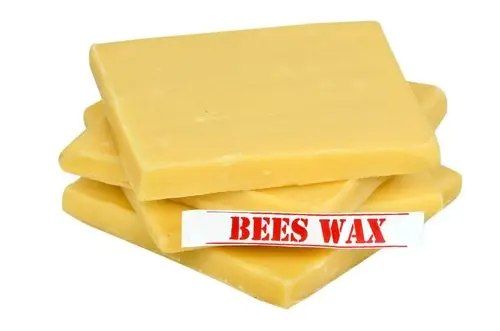 Beeswax Hydrocarbon below 18% 100% natural & Pure Candle Cosmetic Slab Yellow For Sale