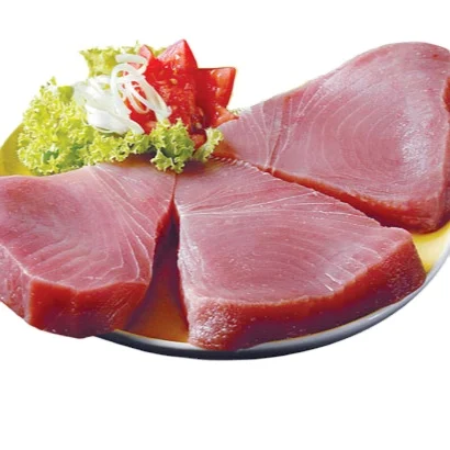 CHEAP FACTORY PRICE FROZEN TUNA SAKU LOINS CHUNK TUNA STEAK CUBETUNA LON S/O INDIAN SUPPLY SEAFOOD