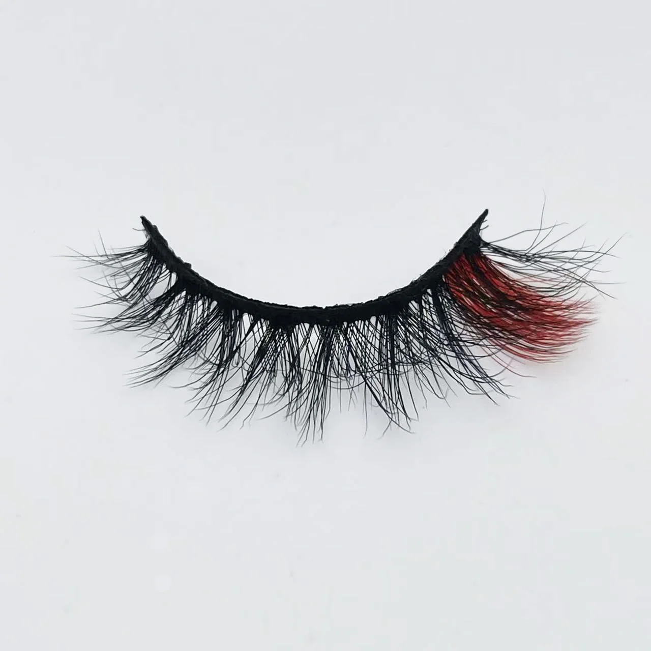 Mink Eyelash Fluffy 25mm cils 3D Faux Mink Human False Eye lashes with Custom Packaging Box Mini suitcase