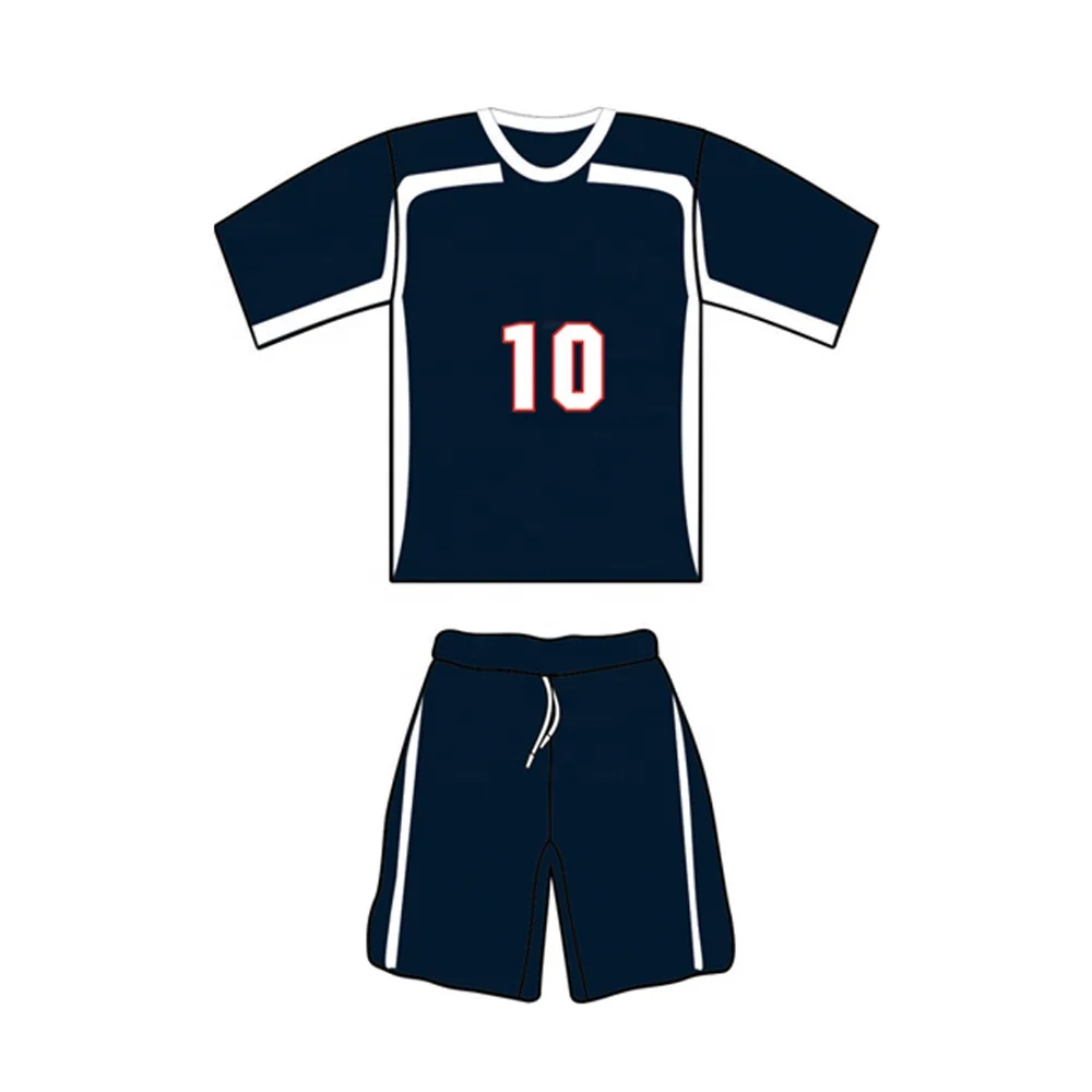 
Высококачественная дешевая футбольная Джерси, 100% полиэстер, Футбольная форма 