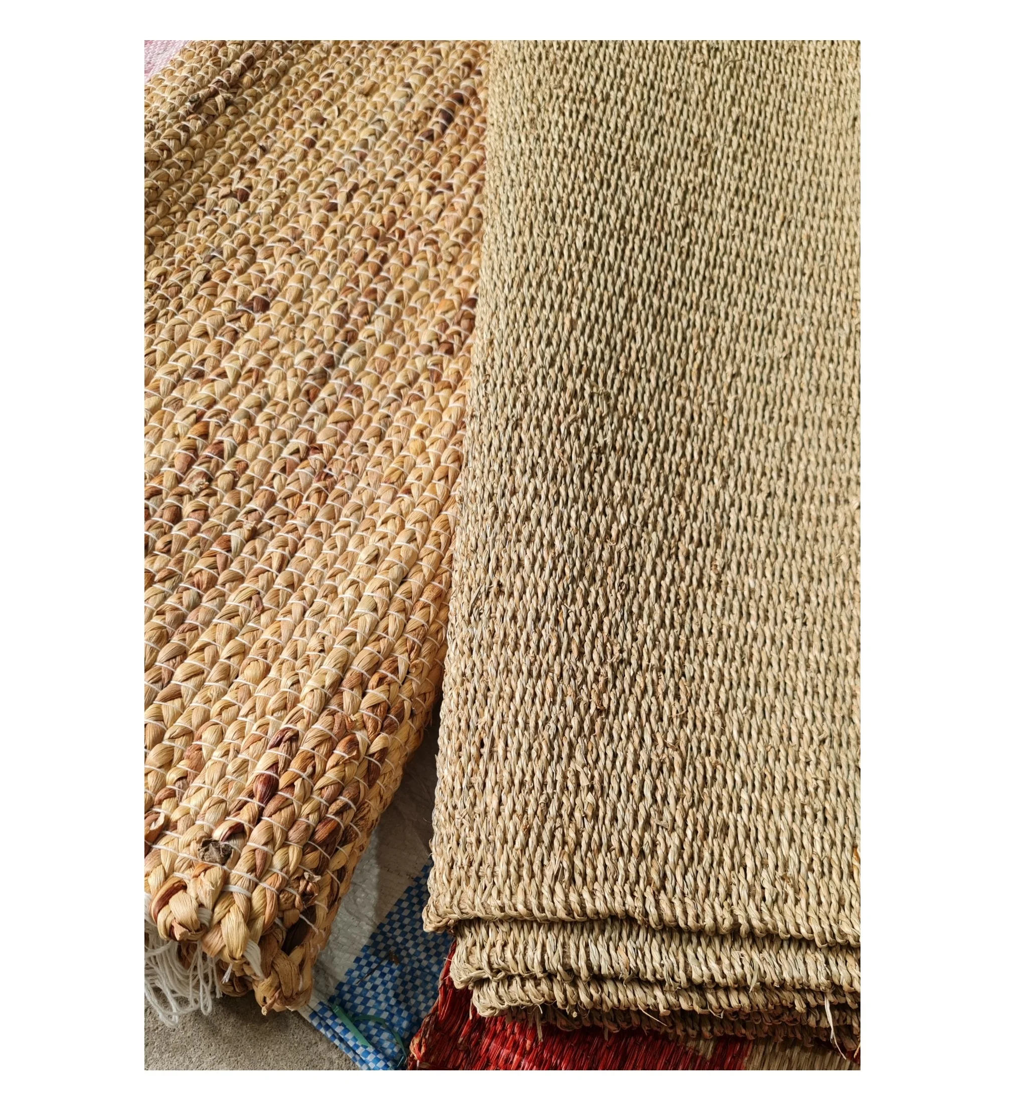 Vietnam Handwoven Natural water hyacinth yoga mat / Large Water hyacinth picnic mat home garden whatsapp 0084587176063 Sandy