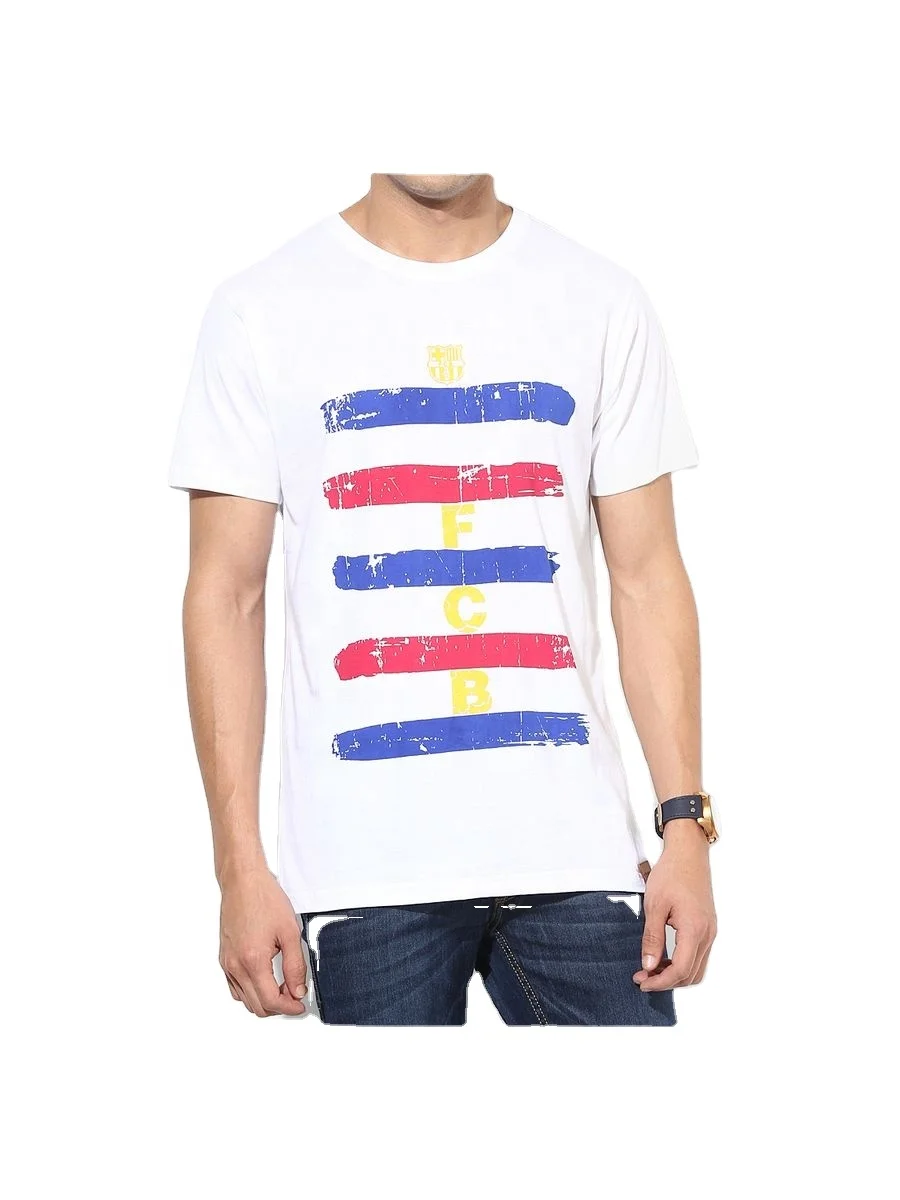 New Design Printed High Visibility T Shirts in Stock Combed Cotton T-shirt Pantone Shades Customization 30 Colors 100% Cotton