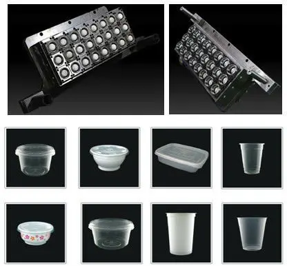 Automatic Disposable Tableware Plastic Trays Making Machine Thermoforming Machine with Production Line