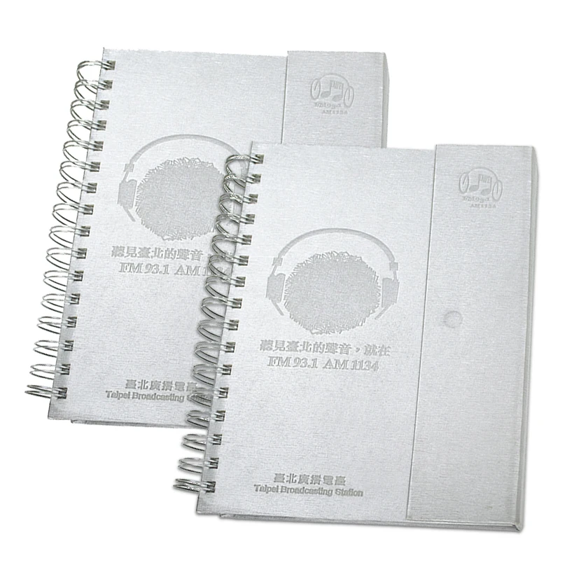 Biodegradable Customized Hardcover Spiral Journal Notebook Planner High Quality With Custom Printing Art Paper Book Printing