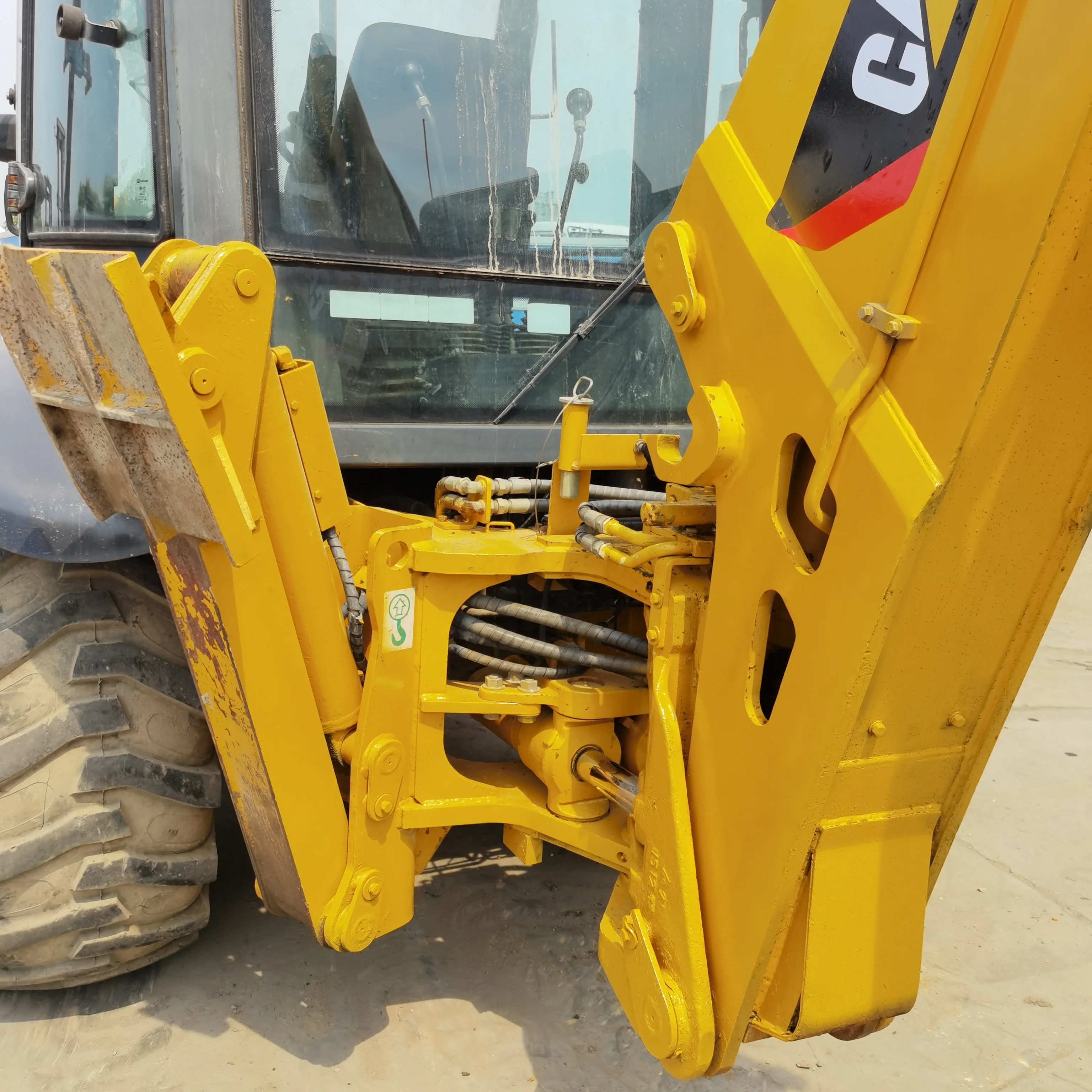 4x4 used Caterpillar 420F 420E backhoe loader for sale, cheap used CAT 420 backhoe at low price