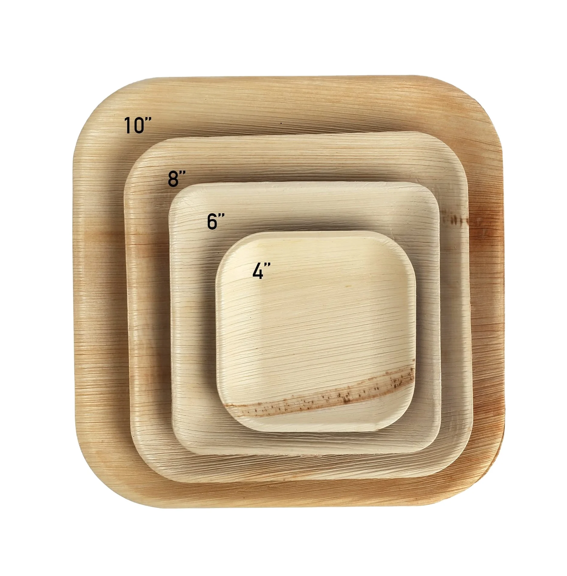 Best Quality Compostable 10 Inch Round Paper Plates Heavy Duty Plate  Palm Leaf Plates Disposable From India Manufacturer