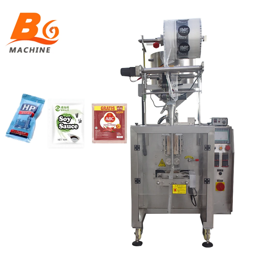 Bg Automatic Vinaigrette sauce packaging machine vinegar packing machine olive oil packing machine