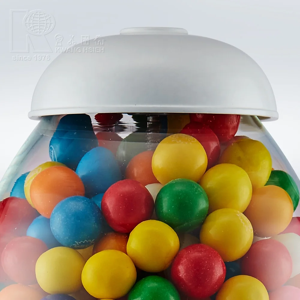 Kwang Hsieh Promotional 9 Inch White Gumball Machine for Sale
